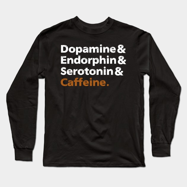 Caffeine List Long Sleeve T-Shirt by marieltoigo